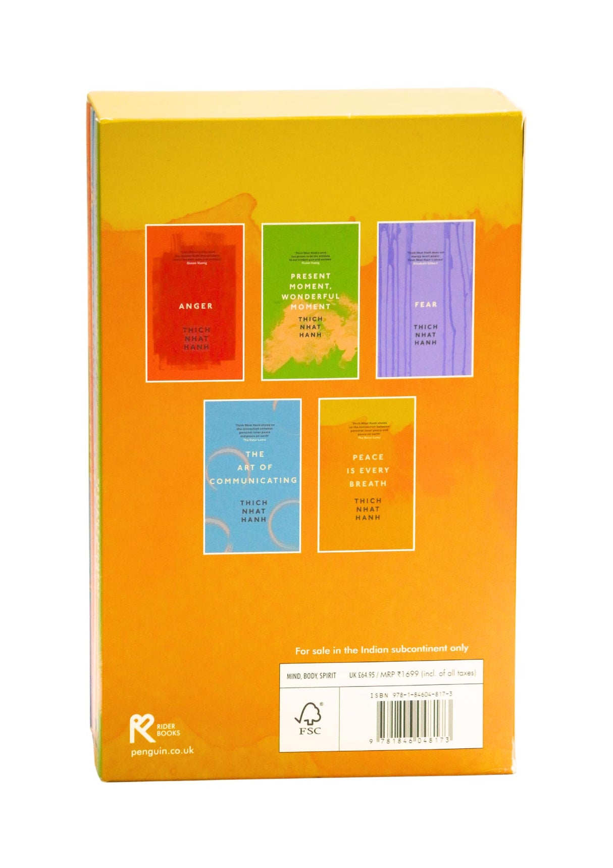 The Essential Thich Nhat Hanh Collection (Set of 5): Includes the Art of Communicating, Peace is Every Breath, & more | Mindfulness Books on Meditation, Inner Peace & Growth - Retail Maharaj