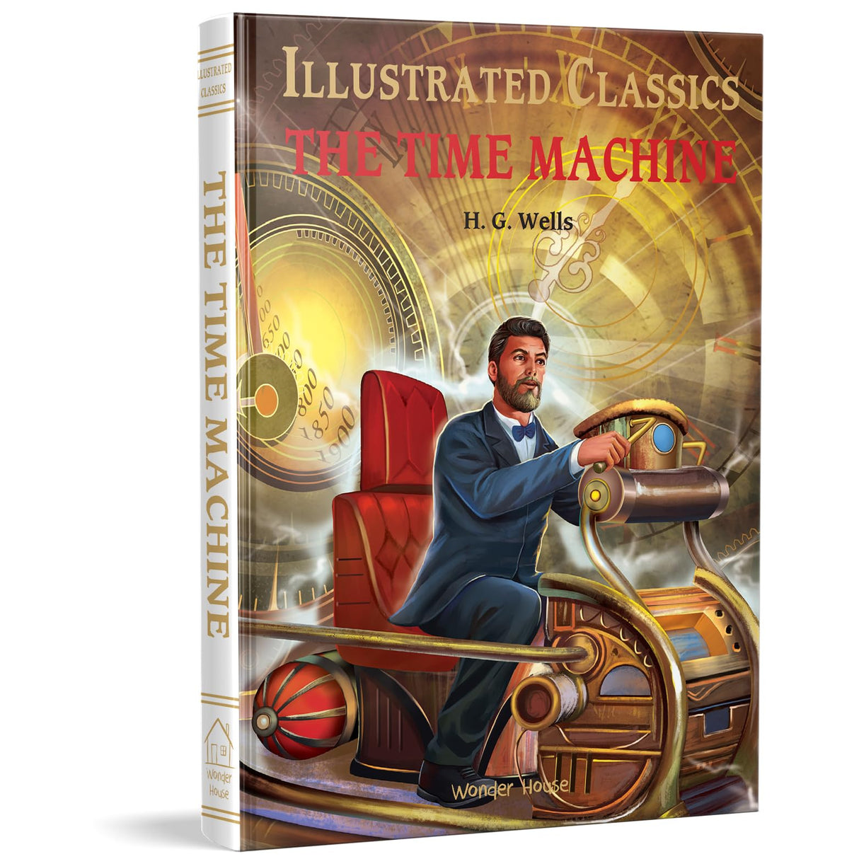 Time Machine: Illustrated Abridged Children Classics English Novel With Review Questions(Hardback) - Retail Maharaj