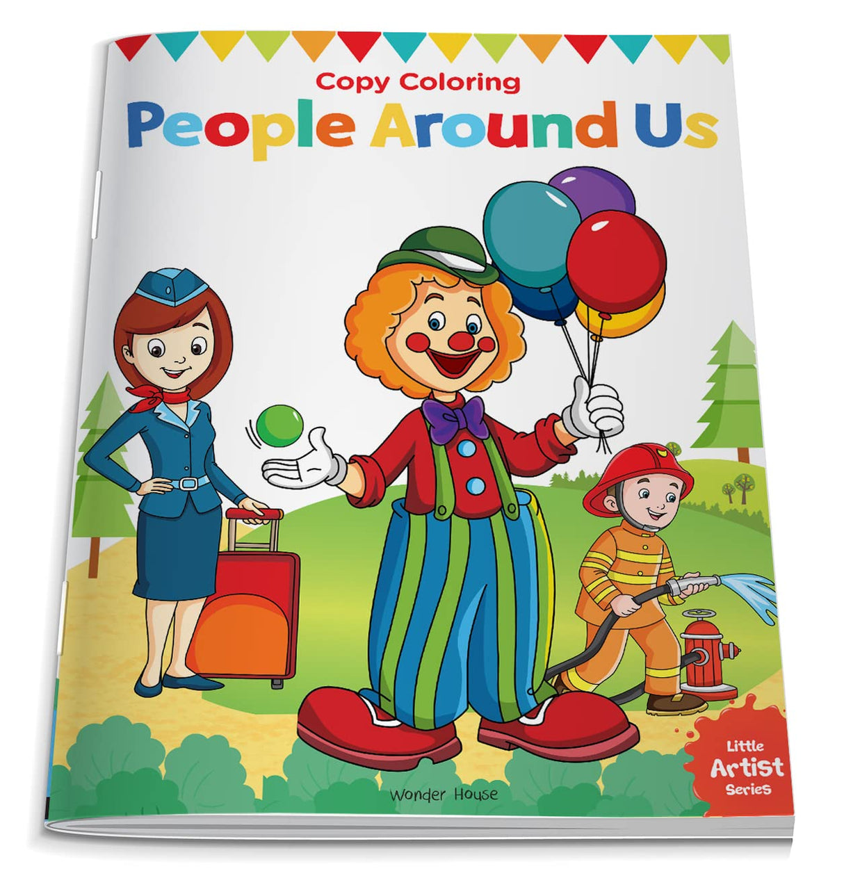 Little Artist Series People Around Us: Copy Colour Books - Retail Maharaj