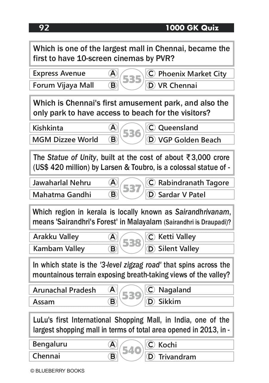 Quiz Book - Incredible India - Retail Maharaj