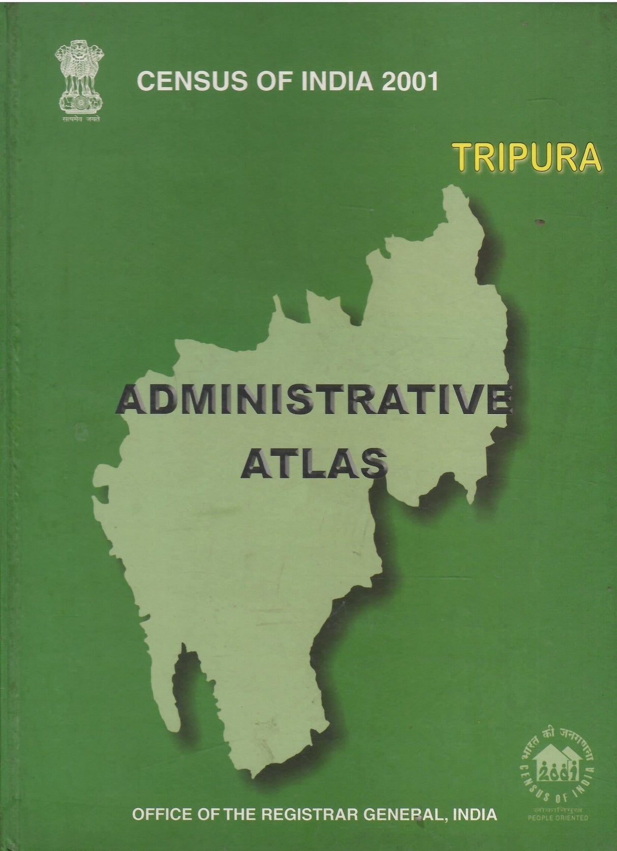 Census Of India 2001 - Tripura - Administrative Atlas