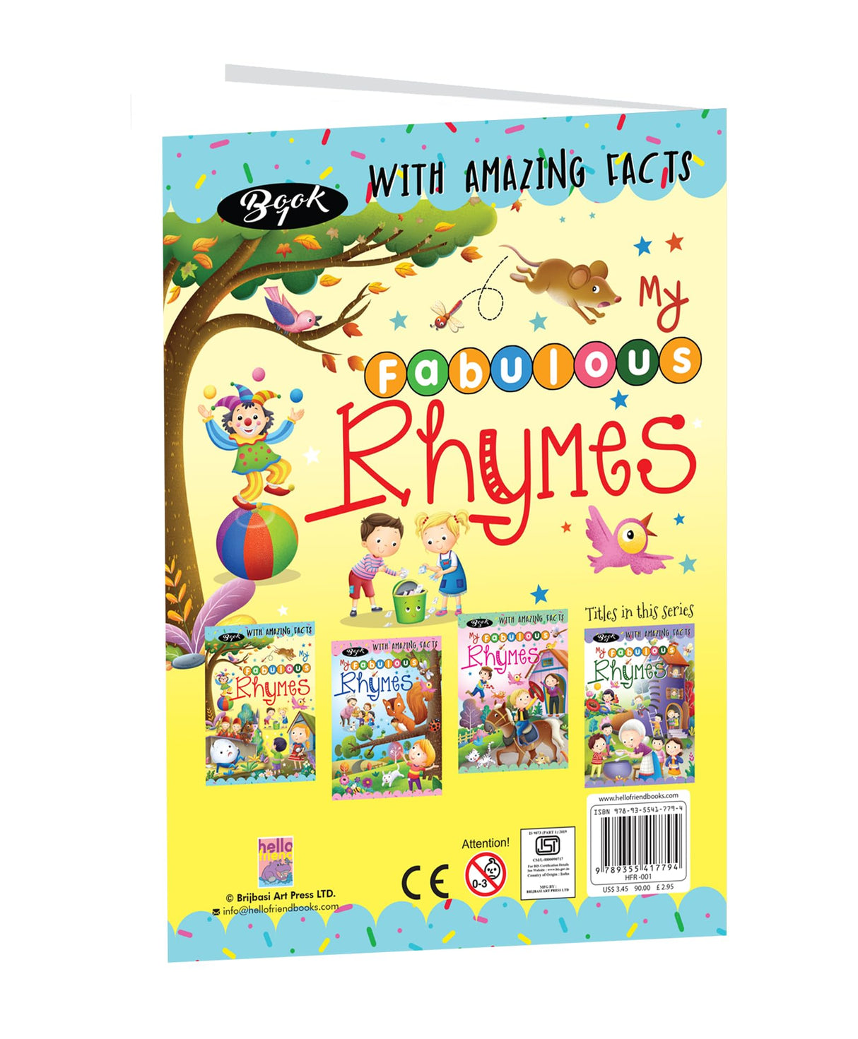 Hello Friend Books My Fabulous Nursery Rhymes Book Level 2 - Retail Maharaj