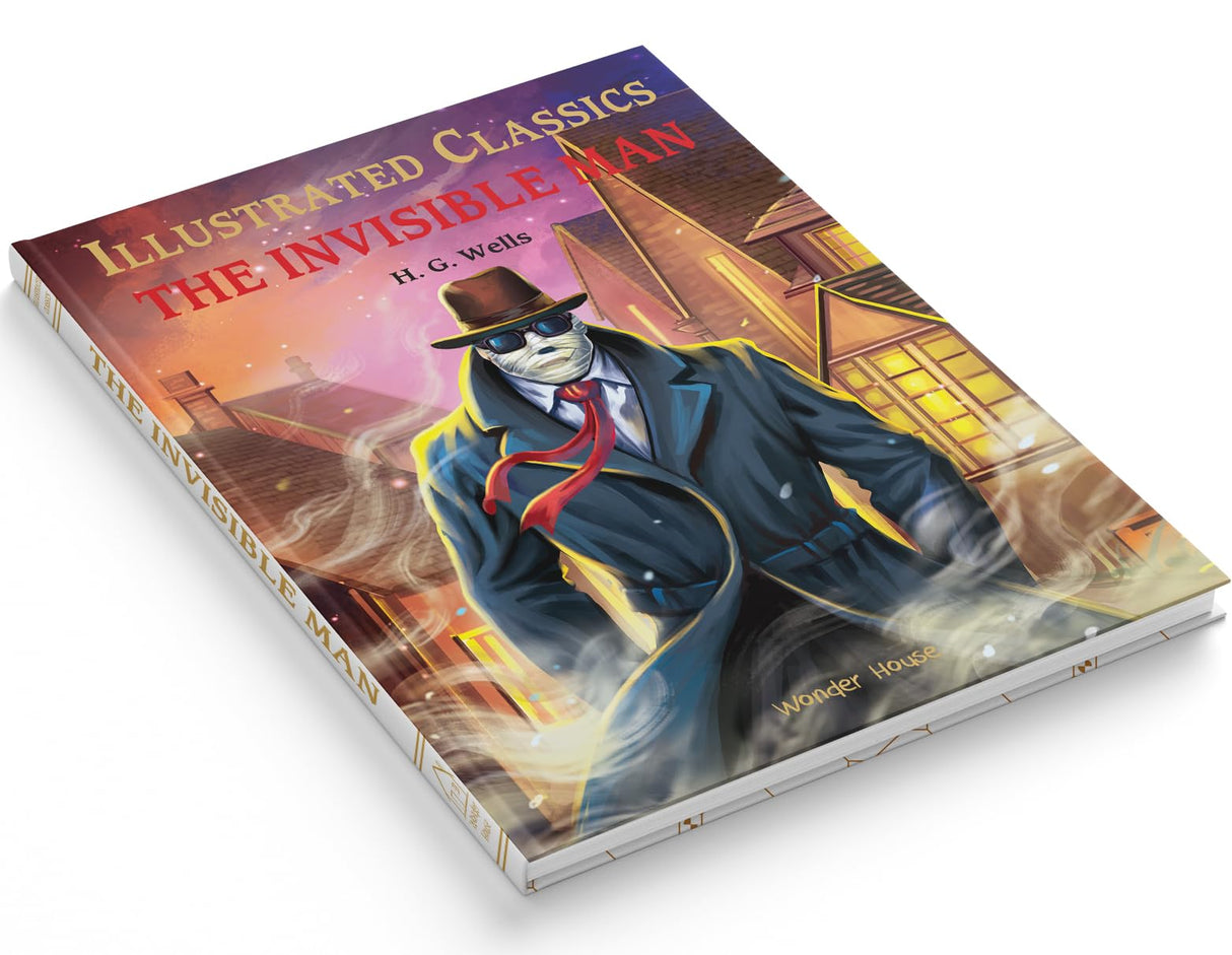 The Invisible Man: Illustrated Abridged Children Classics English Novel With Review Questions (Hardback) - Retail Maharaj