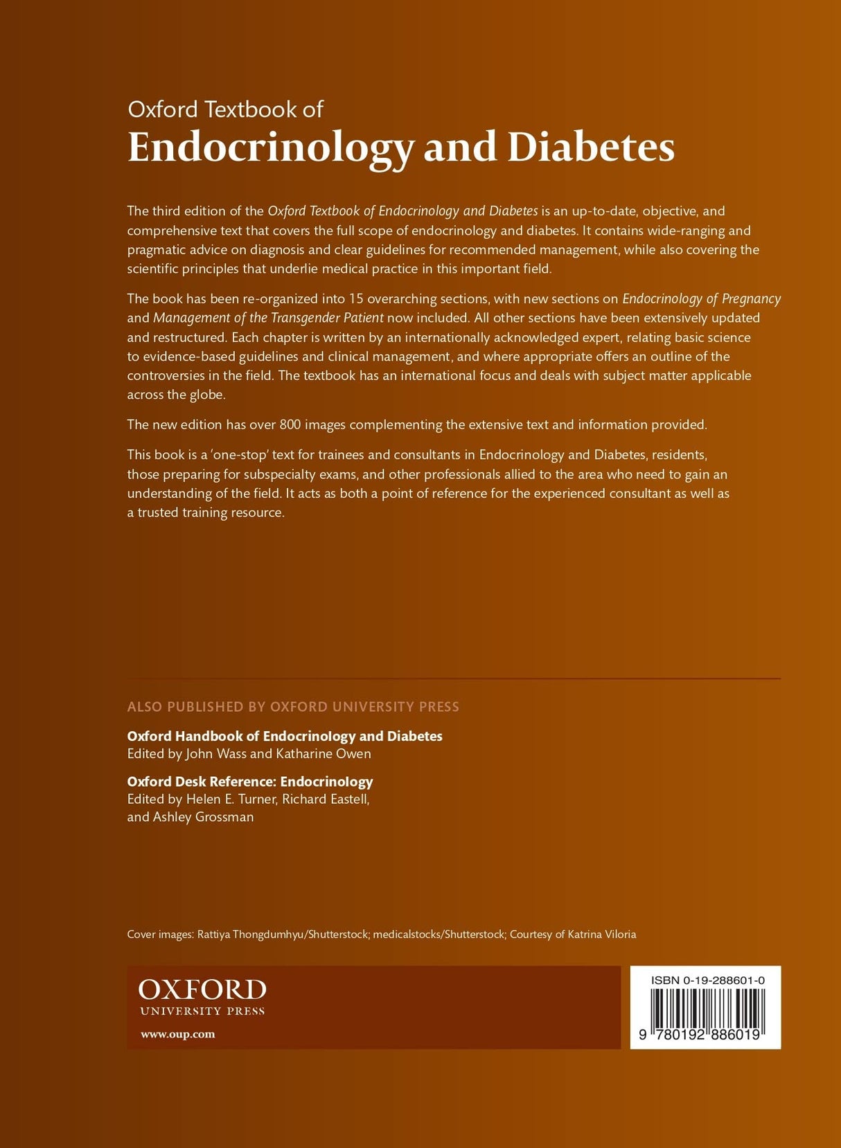 OXFORD TEXTBOOK OF ENDOCRINOLOGY AND DIABETES 2 VOL SET 3ED (SAE) (HB 2022) - Retail Maharaj