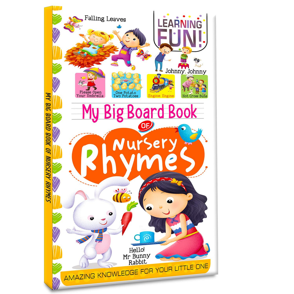 Hello Friend Books My Big Board Book of Nursery Rhymes : Simple and Vibrant Illustrations to Increase the Knowledge of Your Little One - Retail Maharaj