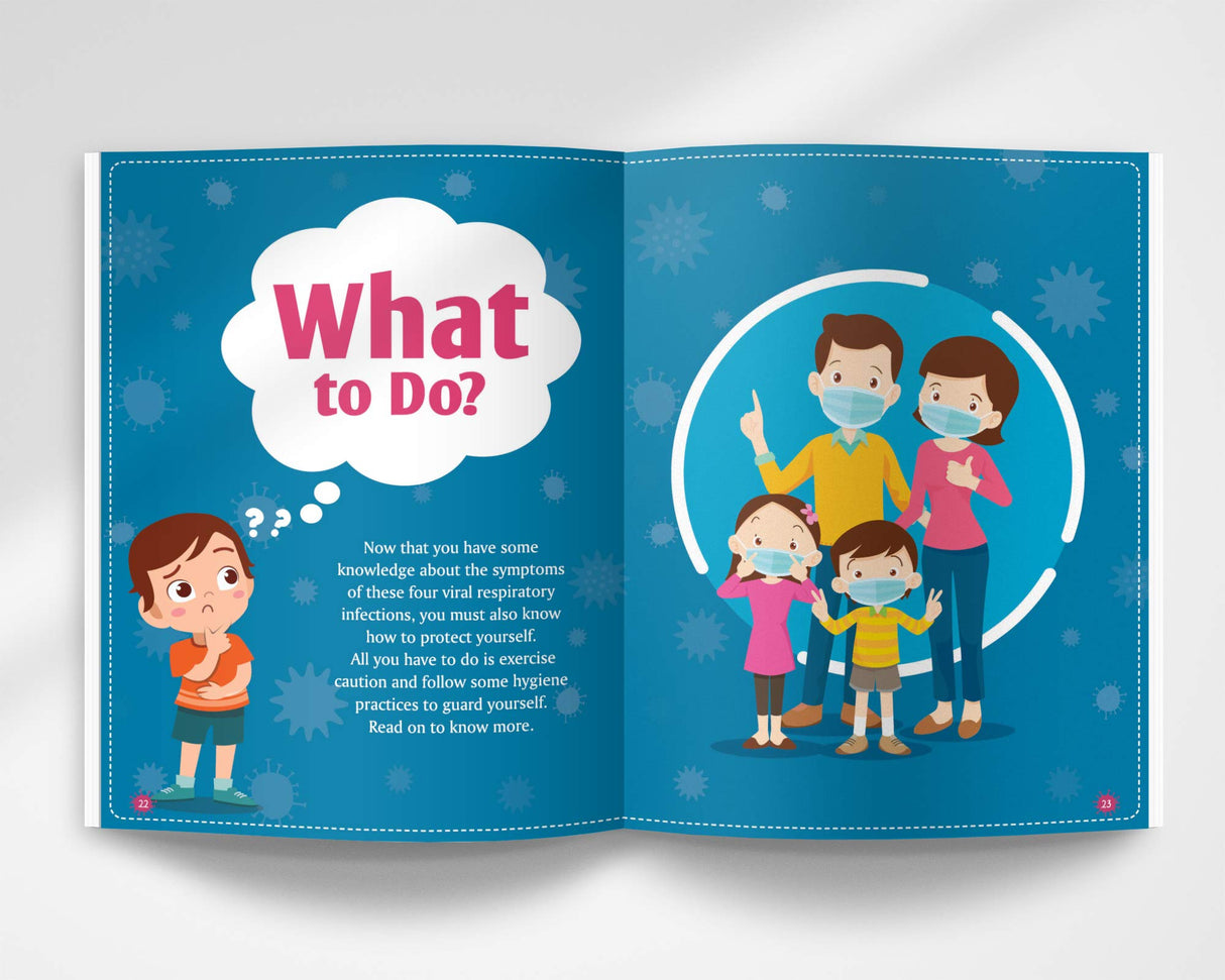 Viral Infections - A Hygiene Guide And Sticker Activity Book For Children - Retail Maharaj