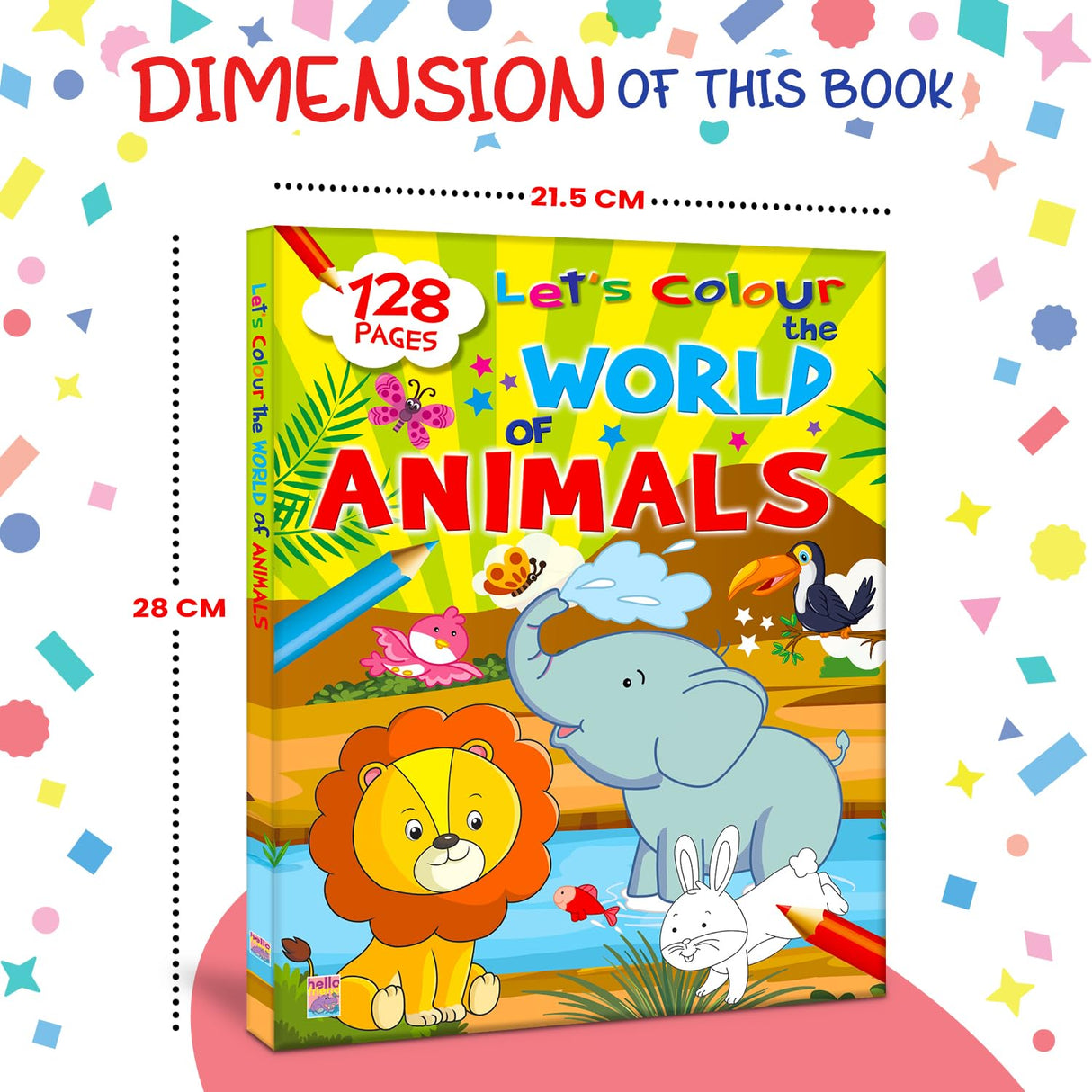 Let’s Colour the World of Animals: Activity & Colouring Book for Kids Ages 3–9 | Perfect Gift for Drawing, Painting & Creativity | Premium Paper Quality - Retail Maharaj