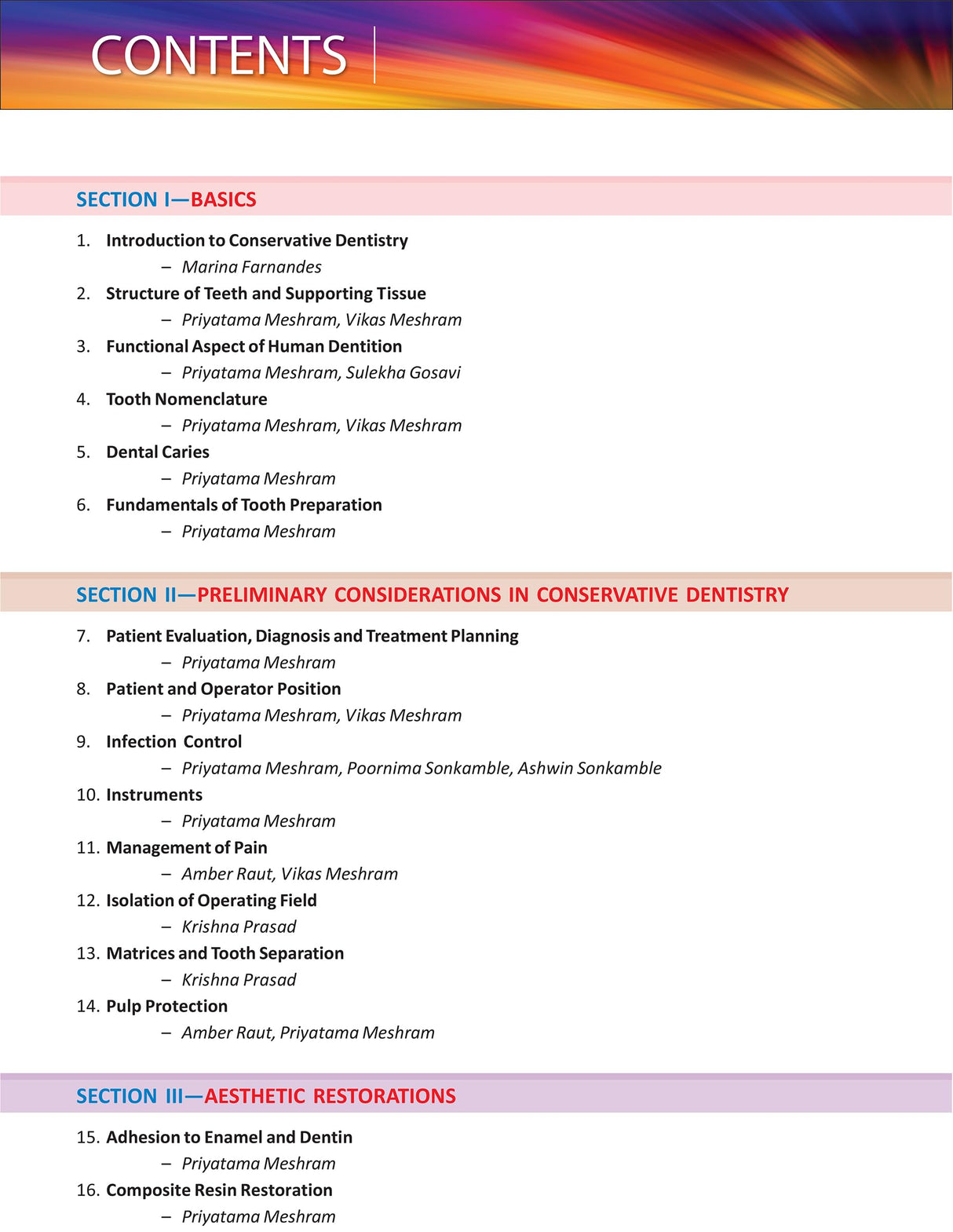Textbook of Conservative & Restorative Dentistry (Operative Dentistry) - Retail Maharaj