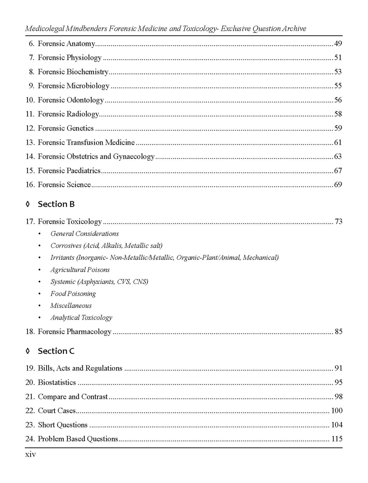 Medicolegal Mindbenders Forensic Medicine and Toxicology- Exclusive Question Archive - Retail Maharaj