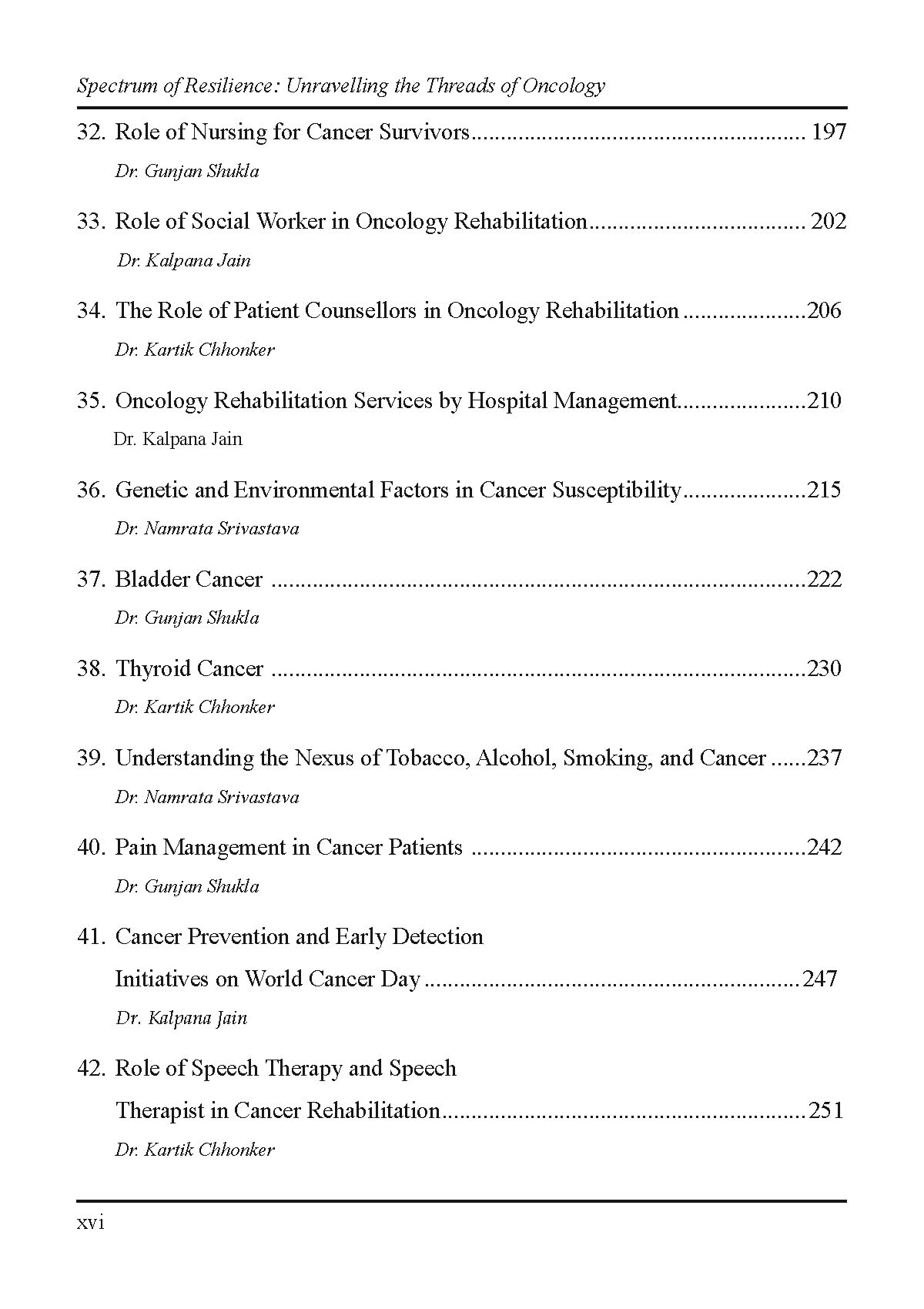 Spectrum of Resilience: Unravelling the Threads of Oncology - Retail Maharaj