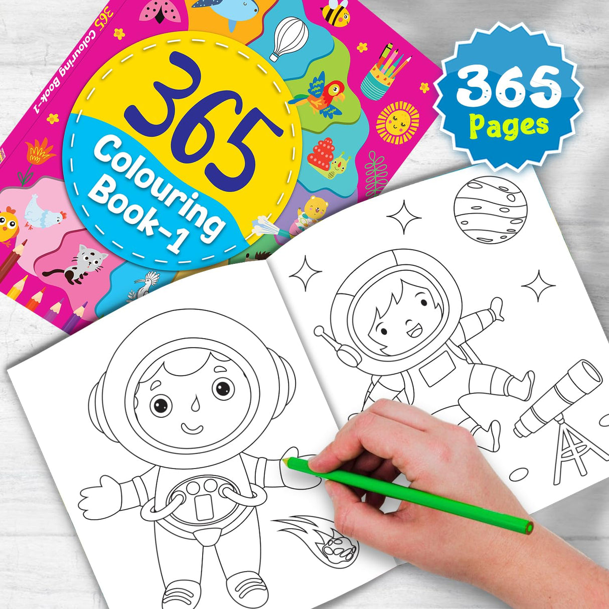 365 Colouring Book-1 - Retail Maharaj