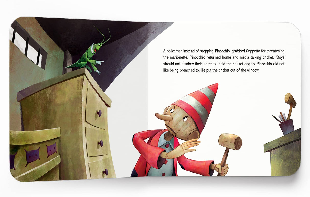 My first Illustrated Fairytale Board Book - Pinocchio Board Book - Retail Maharaj
