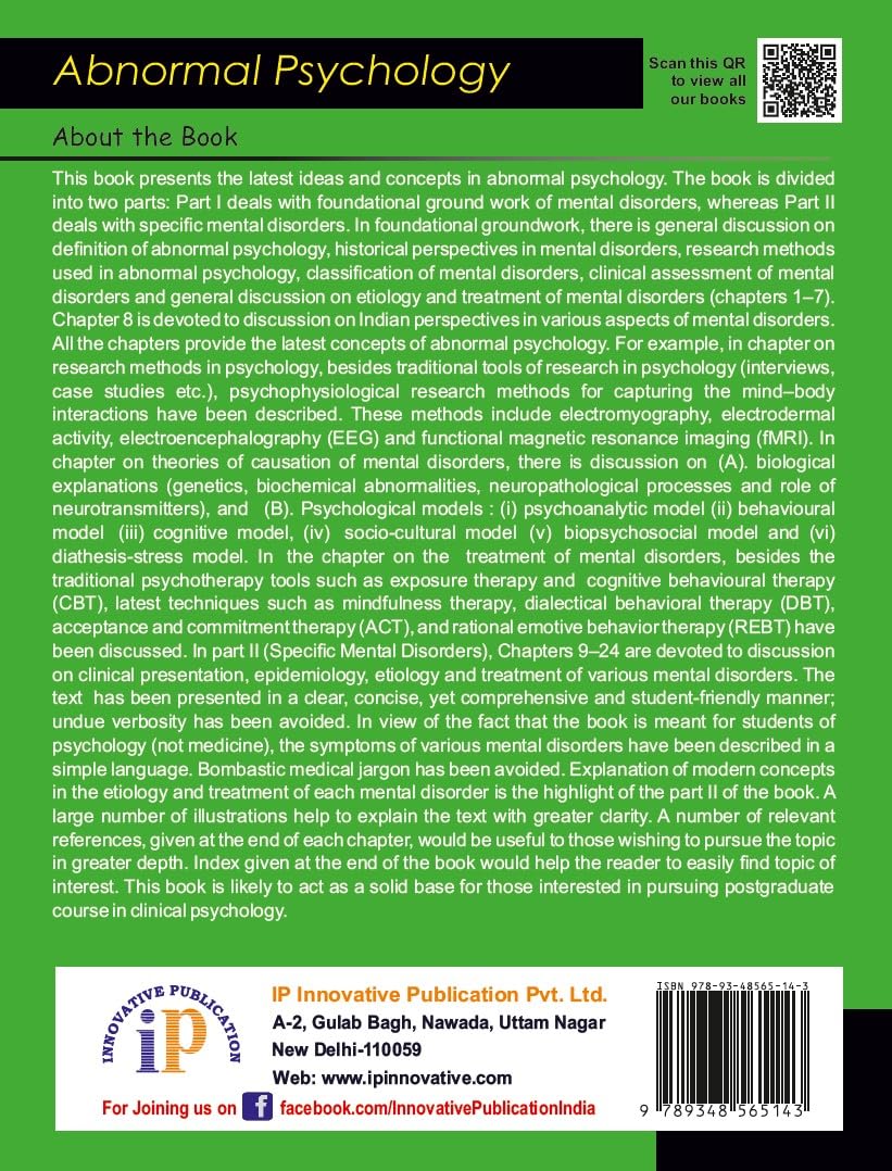 Abnormal Psychology (First Edition, 2026) - Retail Maharaj