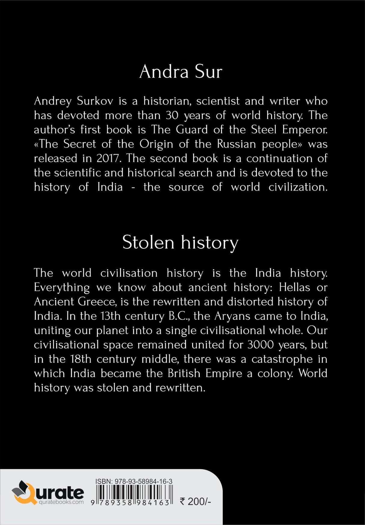 Stolen History India - Retail Maharaj