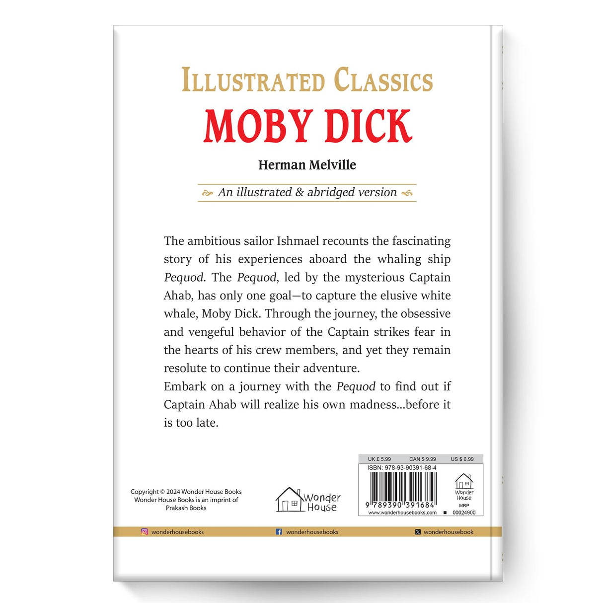 Moby Dick: Abridged Novels With Review Questions - Retail Maharaj