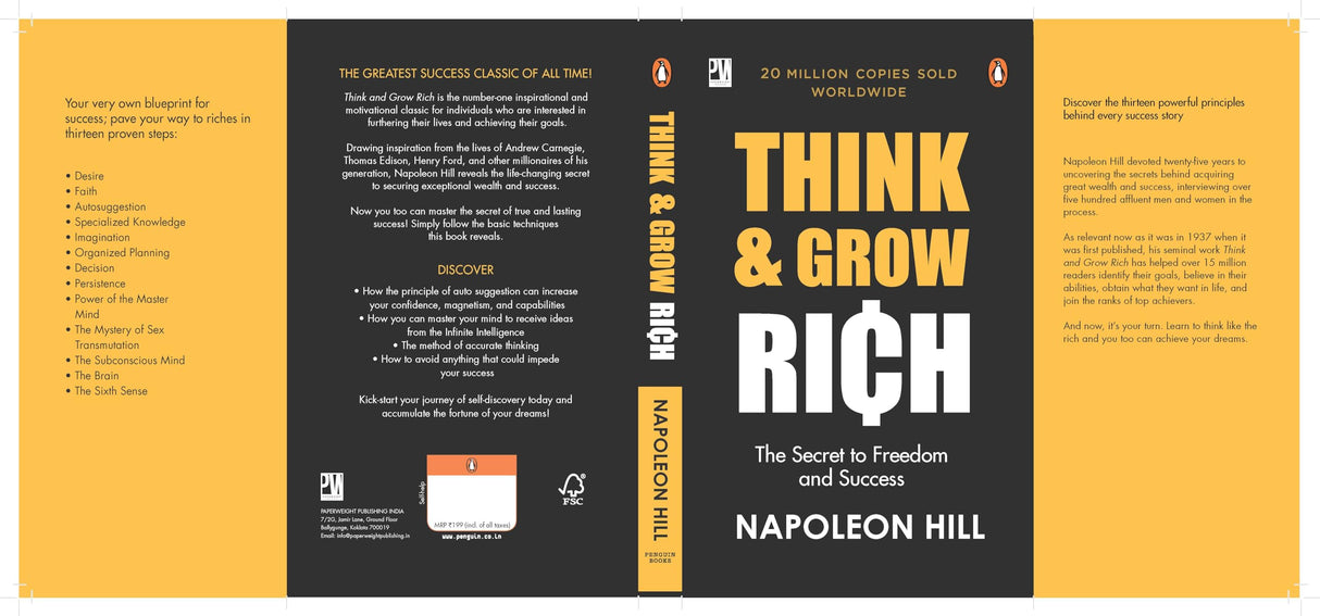 Think & Grow Rich: The Secret to Freedom and Success - Retail Maharaj