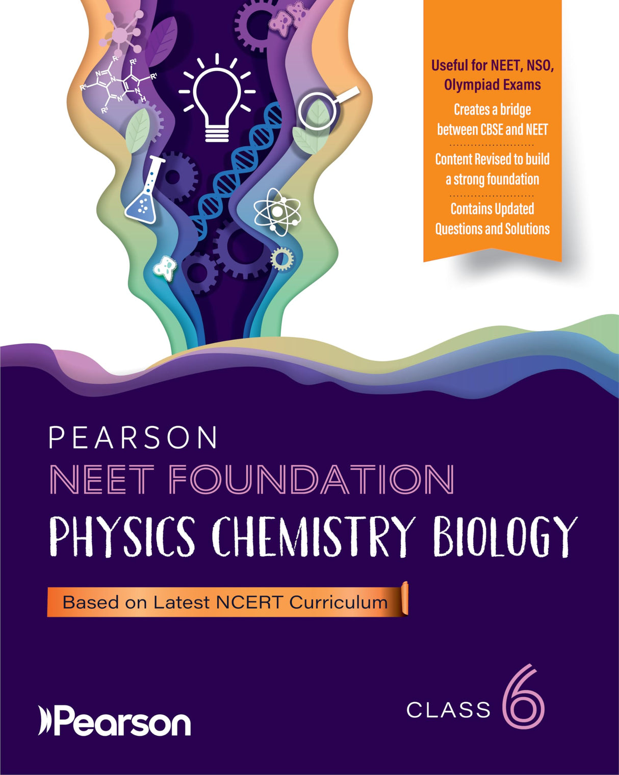 Pearson'26 NEET Foundation Grade 6|Physics, Chemistry, and Biology|For NEET, NSO, Olympiad exams| well-defined explanations, comprehensive diagrams - Retail Maharaj