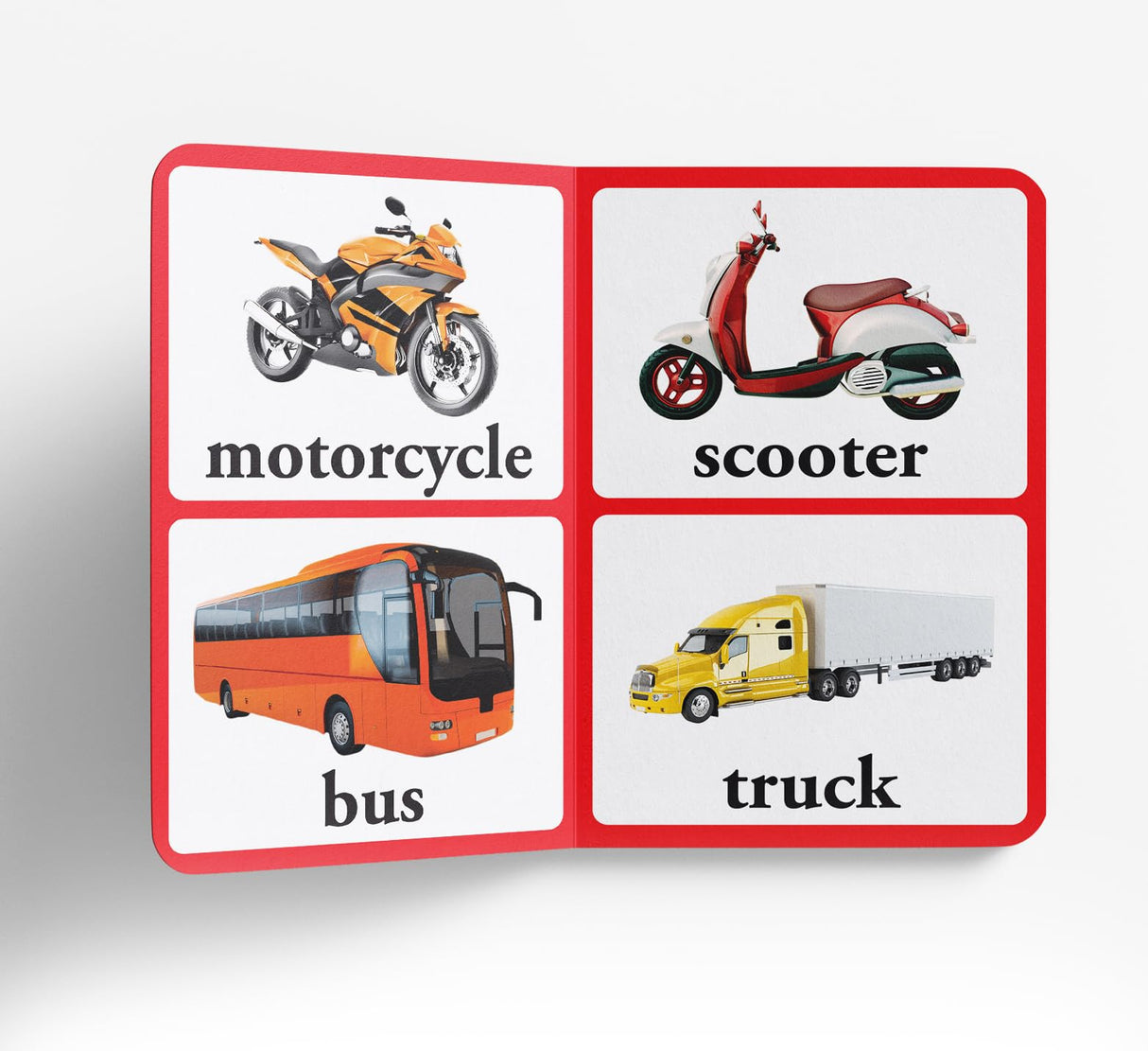 Transport – Early Learning Board Book with Large Font: Brightly Illustrated Vehicle Book for Kids | Big Board Books Series for Babies, Toddlers & Preschoolers | Learn About Cars, Buses, Trains, Planes & More with Bold Text & Clear Pictures | Ages 0–5 Year - Retail Maharaj