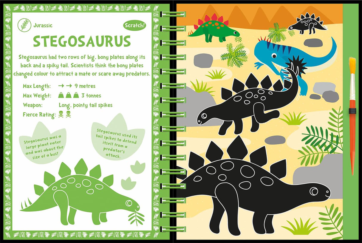 Scratch Paint & Colour-Dinosaurs - Retail Maharaj