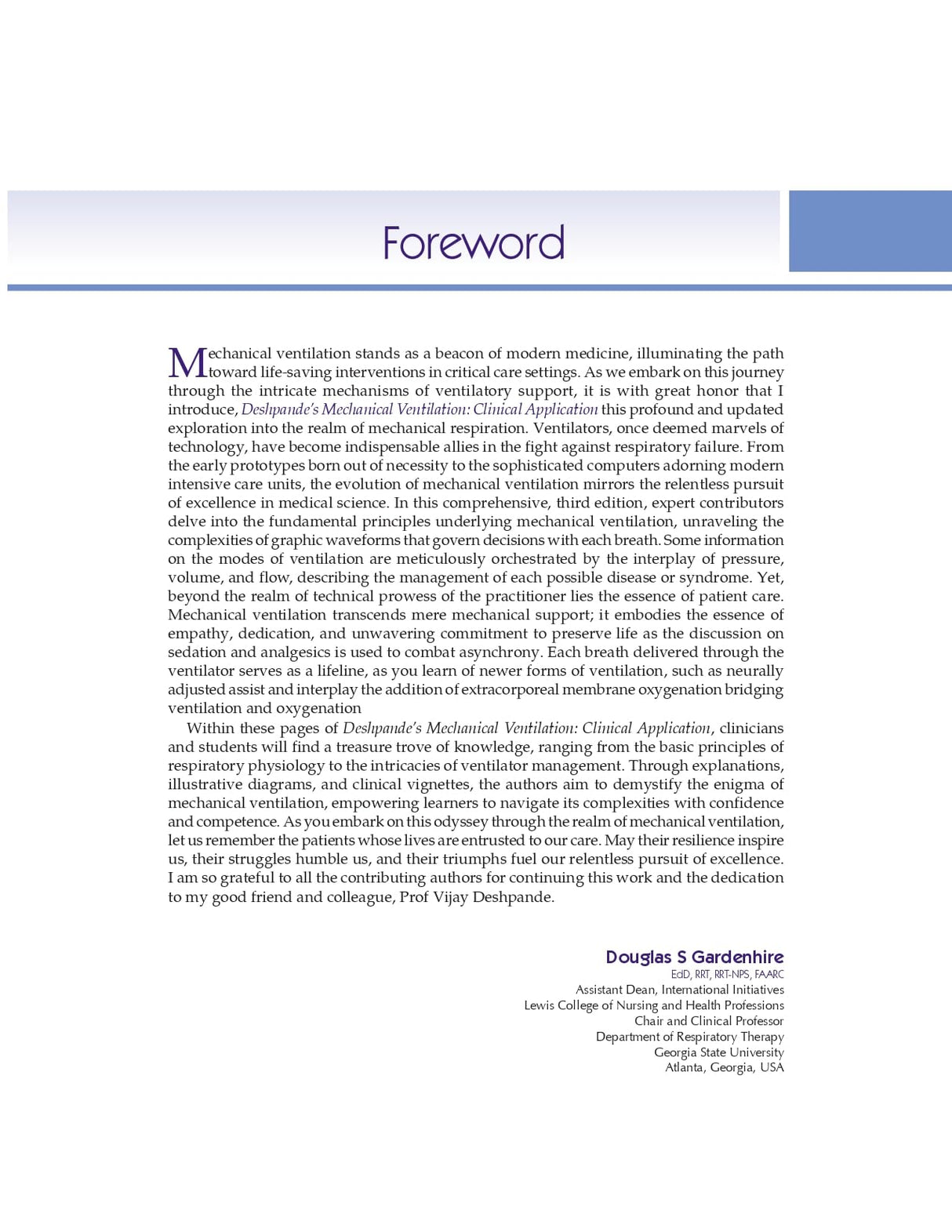 Deshpandes Mechanical Ventilation Clinical Application 3Ed (Hb 2025) - Retail Maharaj