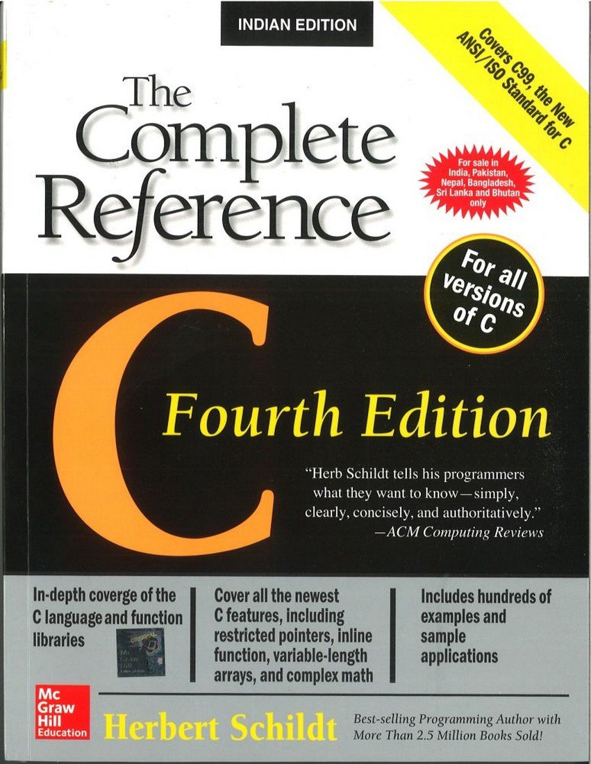 C: THE COMPLETE REFERENCE, 4TH EDN - Retail Maharaj