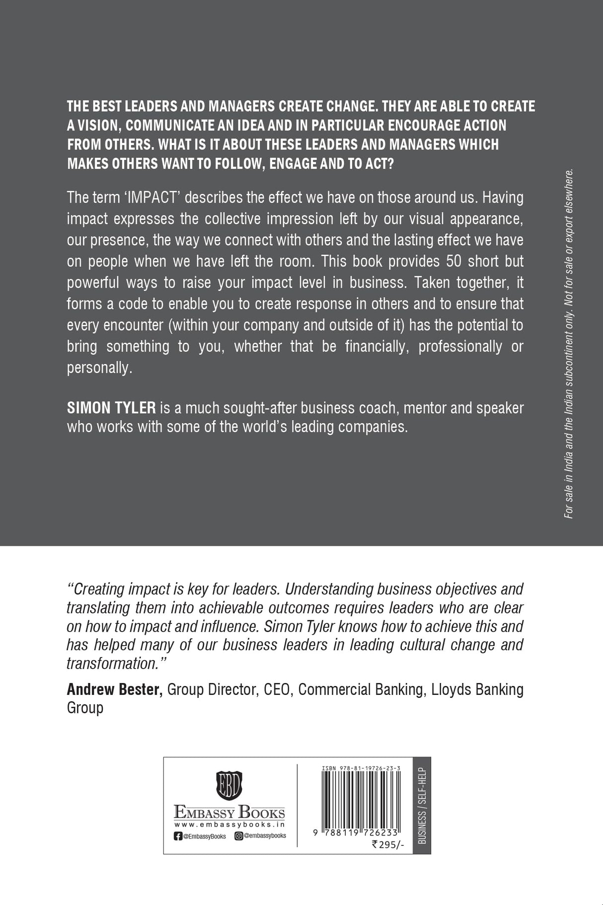 The Impact Book: 50 ways to enhance your presence and impact at work - Retail Maharaj