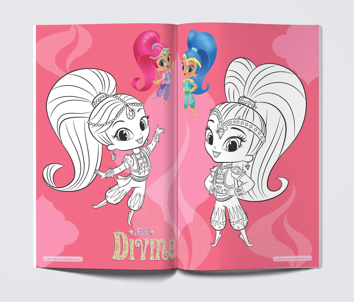 Magical Adventures: Giant Coloring Book for Kids (Shimmer & Shine) - Retail Maharaj