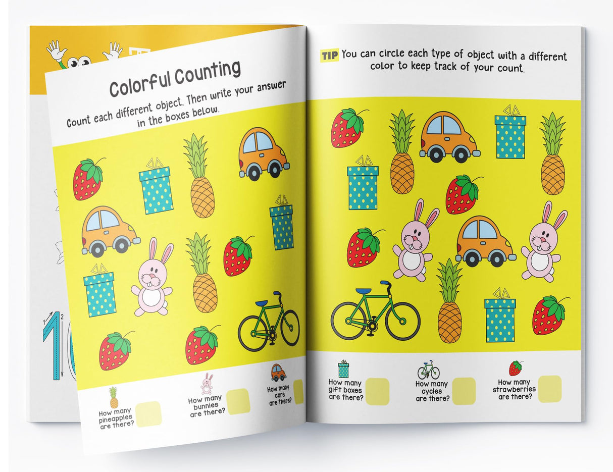 Preschool Activity Book: 123 – Numbers 1–10 Tracing Book for Kids Ages 3–5 | Learn to Count, Trace & Write Numbers with Fun Activities | Early Math Skills Workbook | 2+ Hours of Learning Fun - Retail Maharaj