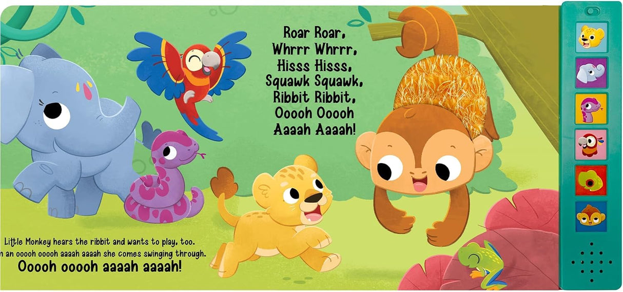 Jungle Friends Touch and Feel Book with Sound - Retail Maharaj