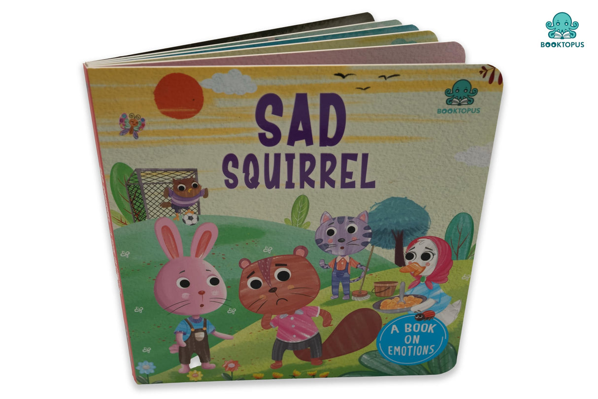 The Sad Squirrel Emotion Board Book - Retail Maharaj