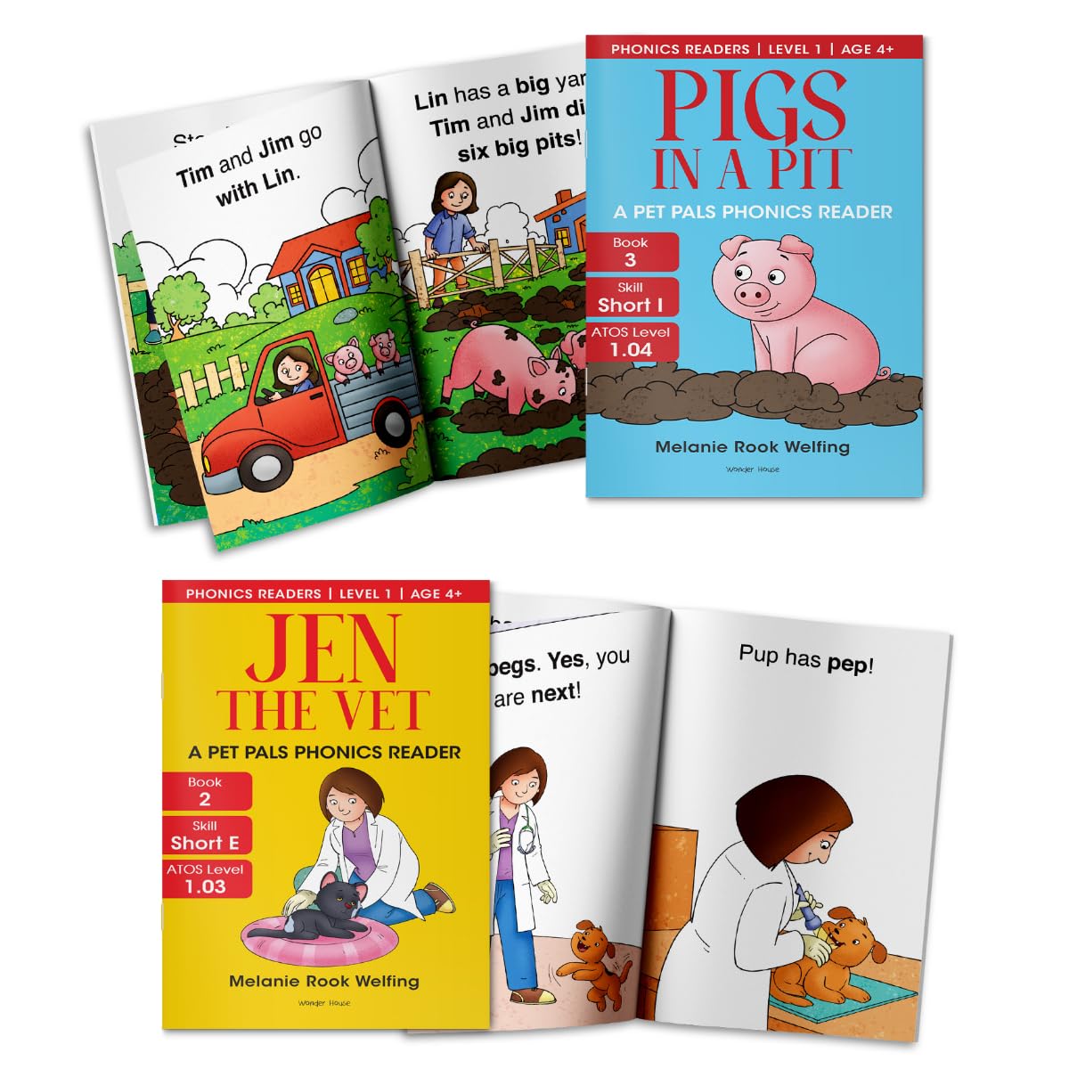 Phonics Reader Level 1 (Pack of 8) - Retail Maharaj