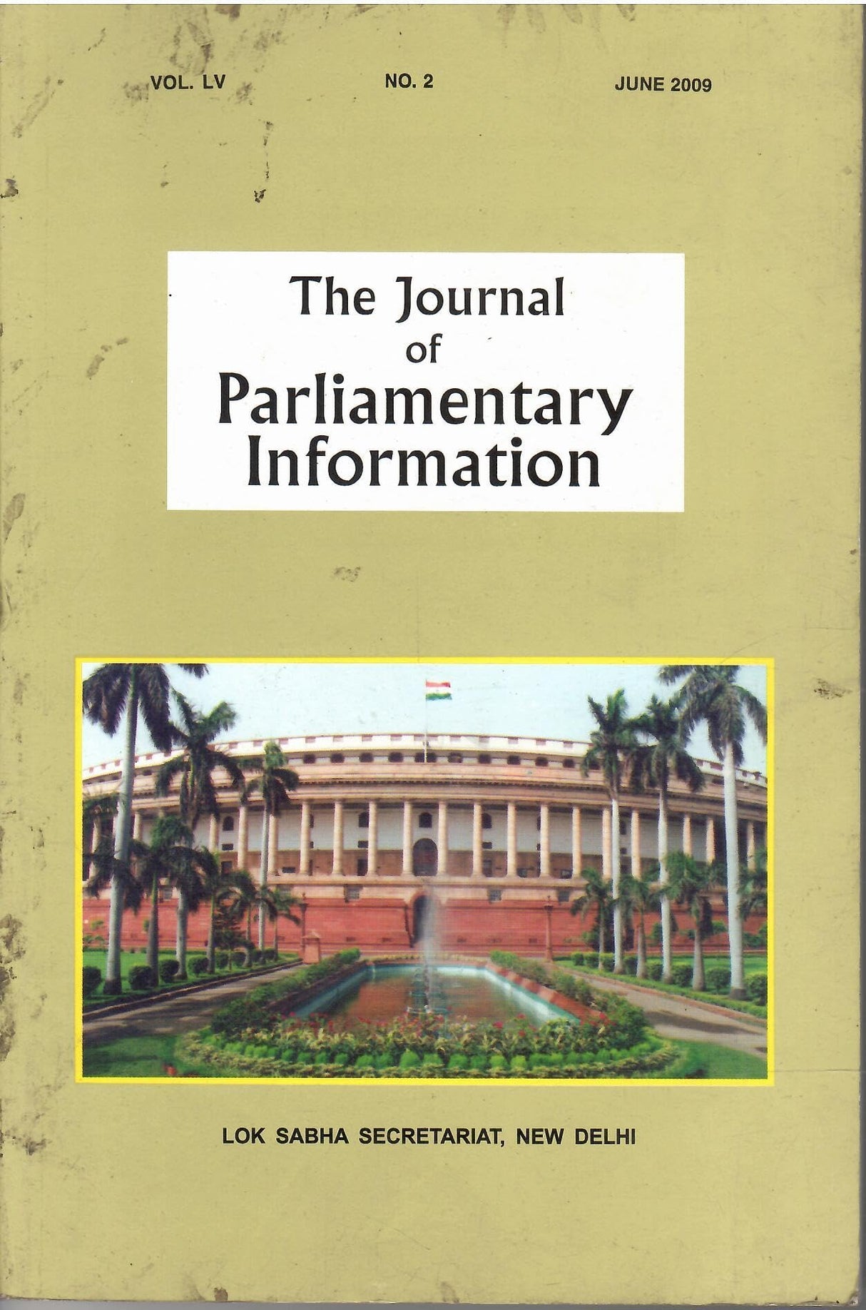 Parliamentary Information 2009 June (Vol. LV No.2)