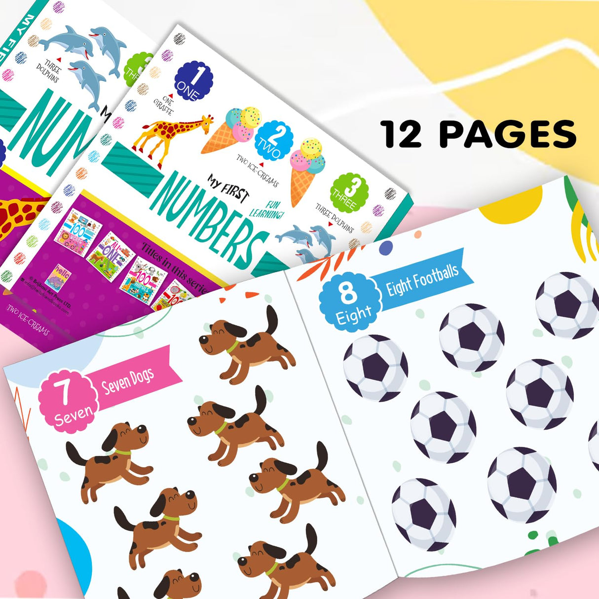 HELLOFRIEND BOOKS My First 100 Animals -Padded Board Book for Kids for Fun Learning - Retail Maharaj