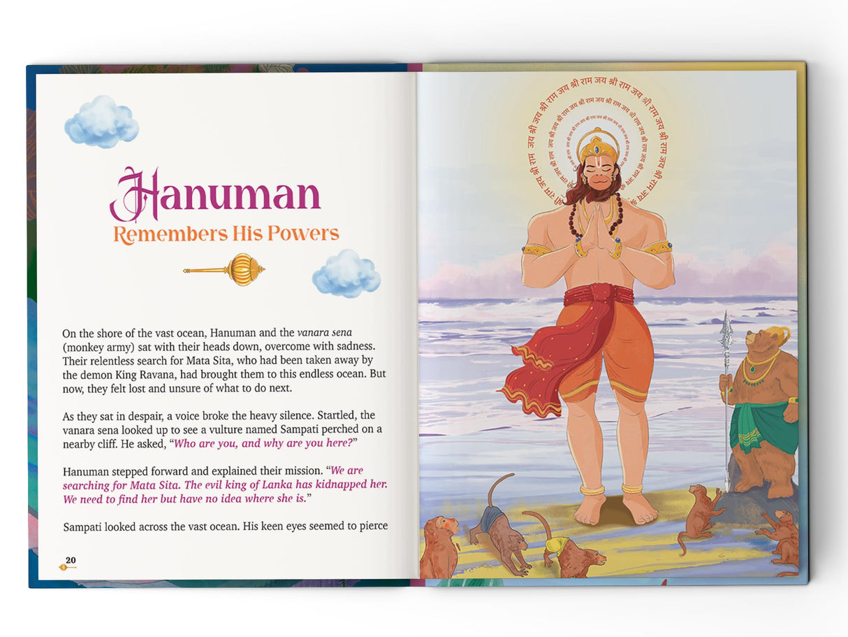 Hanuman Stories: 10 Illustrated Stories of Lord Hanuman for Children I Hindu Mythology | Indian Gods and Goddesses | Bedtime Storybook | Indian Folklore & Legends I Ages 5+ I [Select Learning - Retail Maharaj