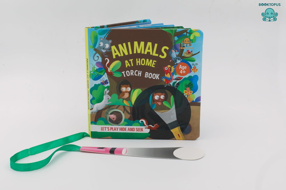 Booktopus Torch Discovery Book - Jungle Animals Hidden Picture Book with Torch - Learning Activity Books for Kids 4+ Years: Torch Book - Retail Maharaj