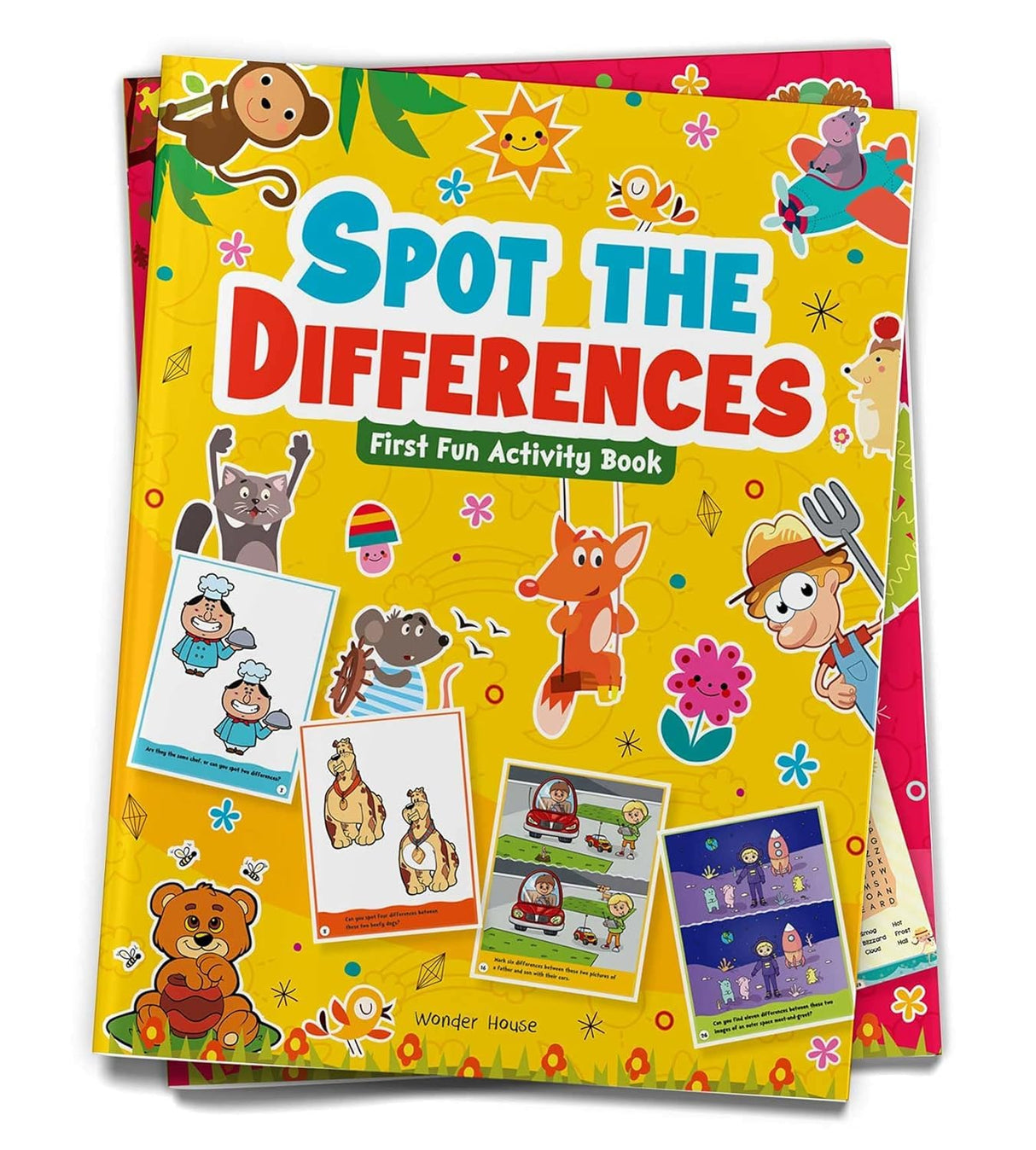 Spot the Difference: First Fun Activity Book for Kids | Boost Focus & Observation Skills | Ages 4–7 | 2+ Hours of Engaging Puzzle Fun - Retail Maharaj