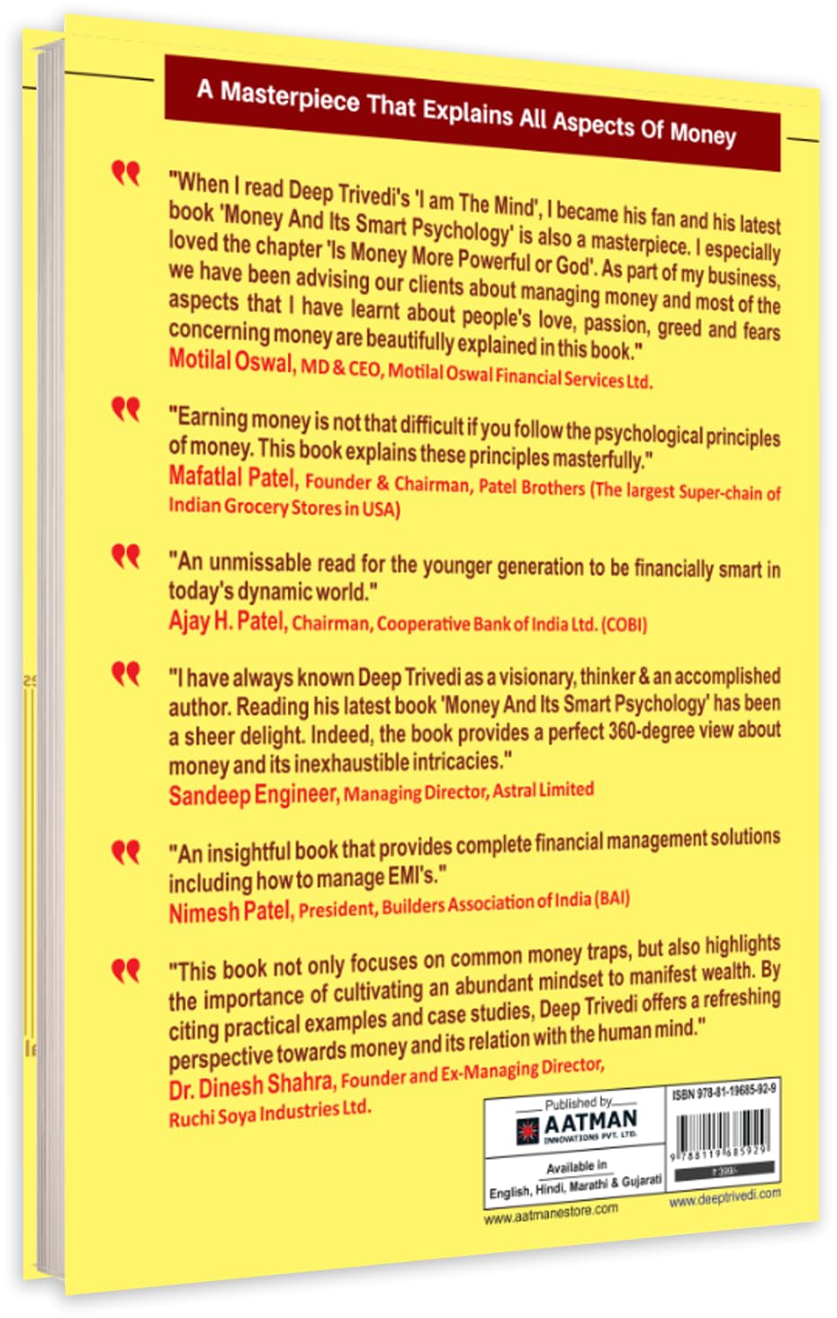 Money and its Smart Pshychology - Retail Maharaj
