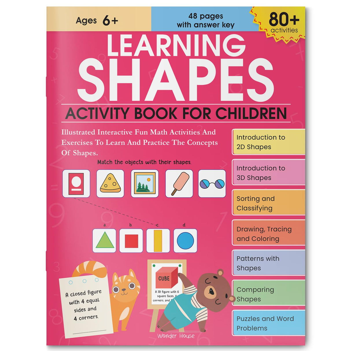 Learning Shapes: Activity Book for Children Fun Shape Recognition & Tracing Activities | Ages 3–6 | Build Early Geometry & Visual Skills Through Play - Retail Maharaj