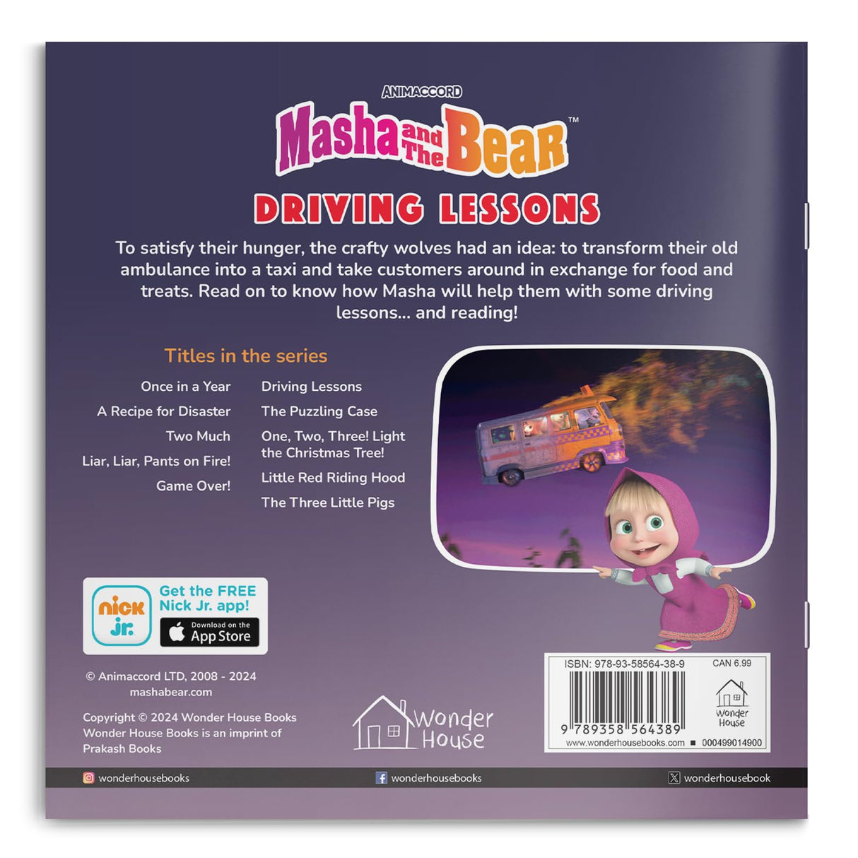 Masha and the Bear: Driving Lessons (Story Book) - Retail Maharaj