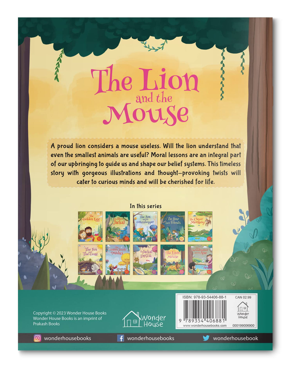 The Lion and the Mouse - Illustrated Moral Story for Children - Retail Maharaj