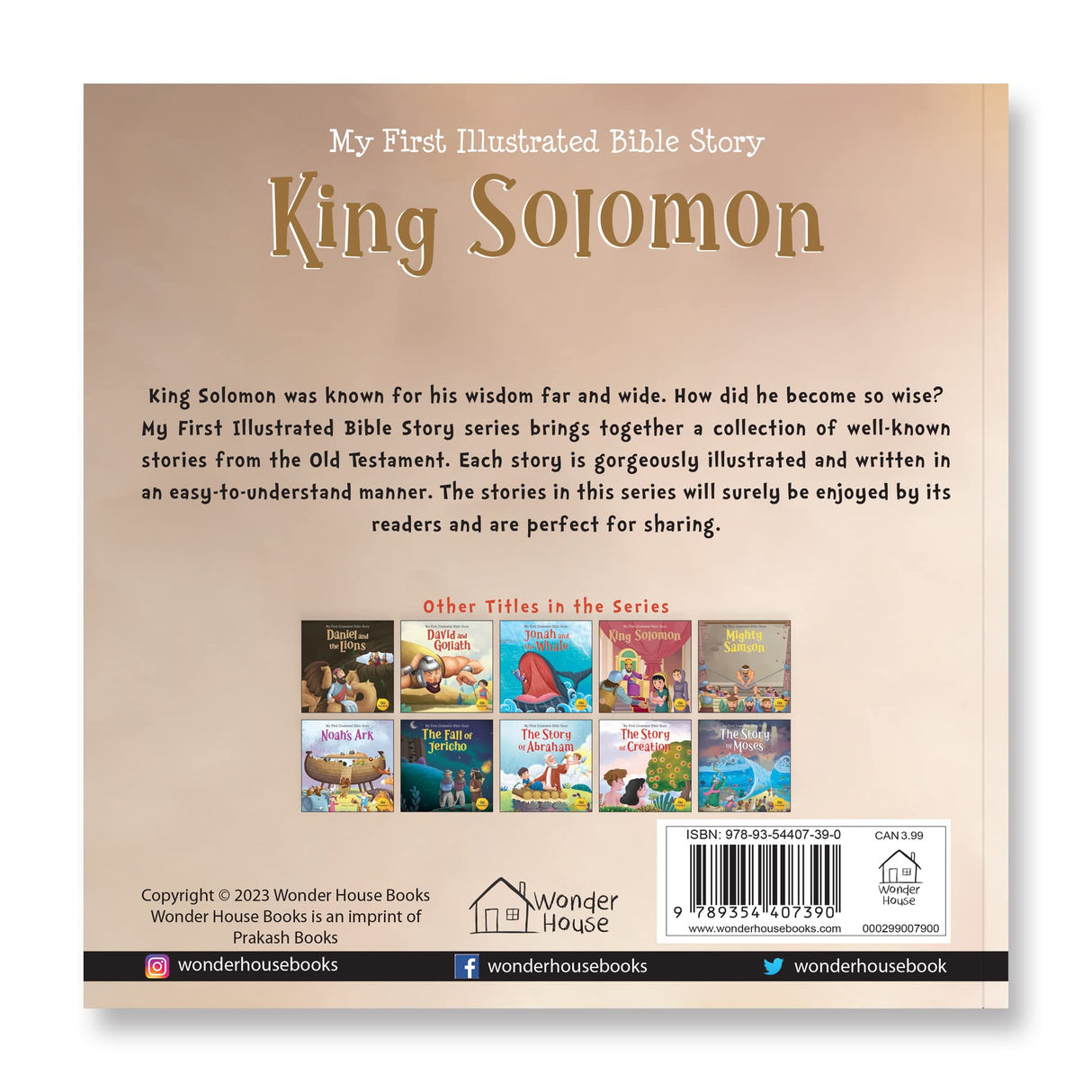 My First Illustrated Bible Story: King Solomon - Retail Maharaj