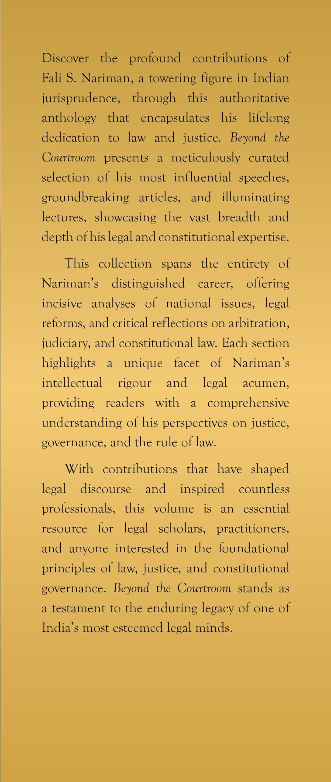 Beyond the Courtroom: Reflections on Law, Constitution, and Nationhood - Retail Maharaj