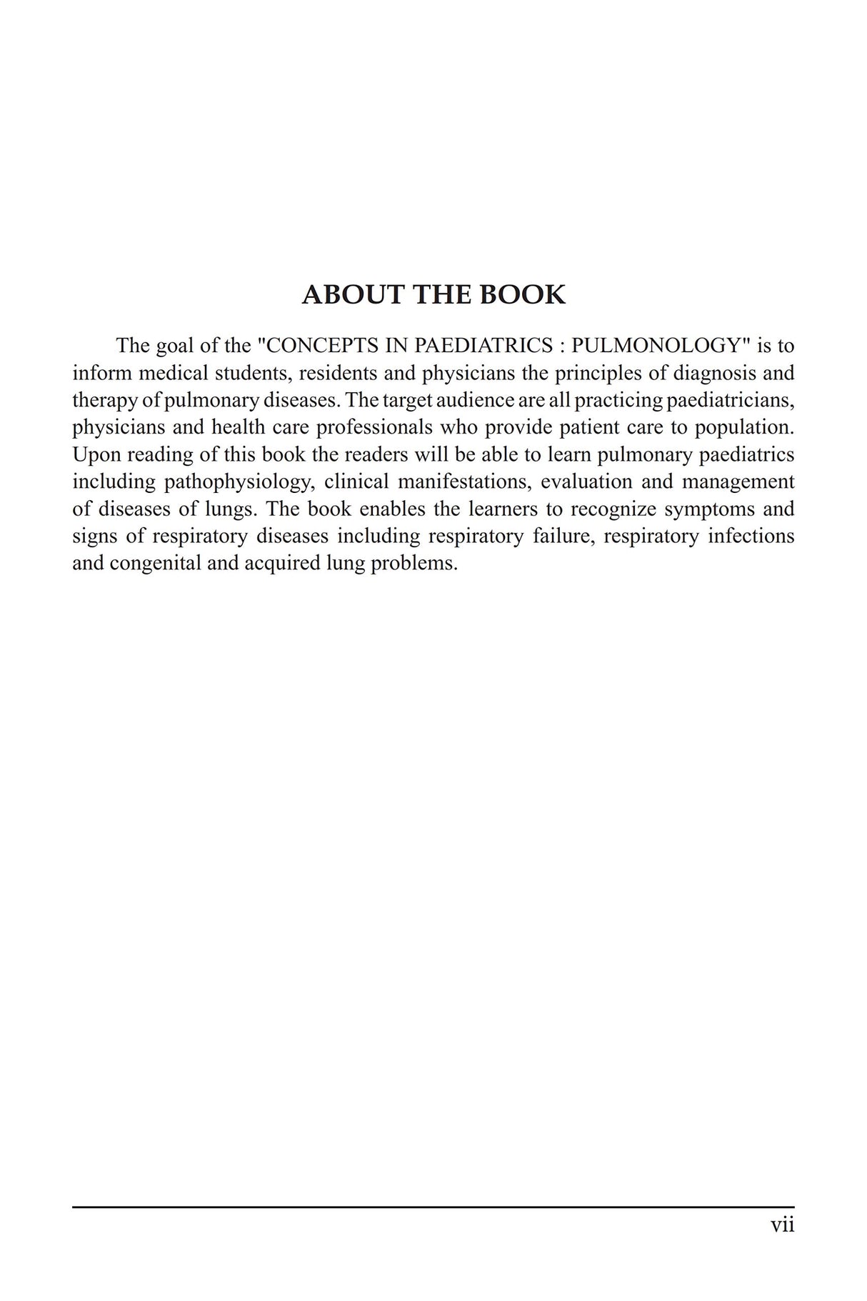 CONCEPTS IN PAEDIATRICS : PULMONOLOGY (First Edition, 2019) - Retail Maharaj