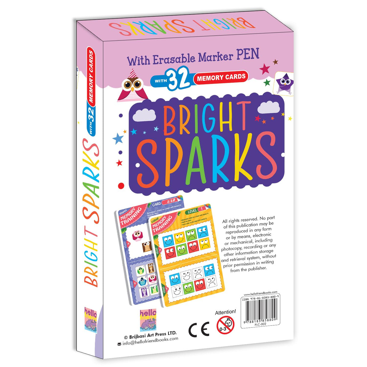 HELLO FRIEND BOOK: FLASH CARD SET WITH WIPE N CLEAN PEN FCL-002 - Retail Maharaj