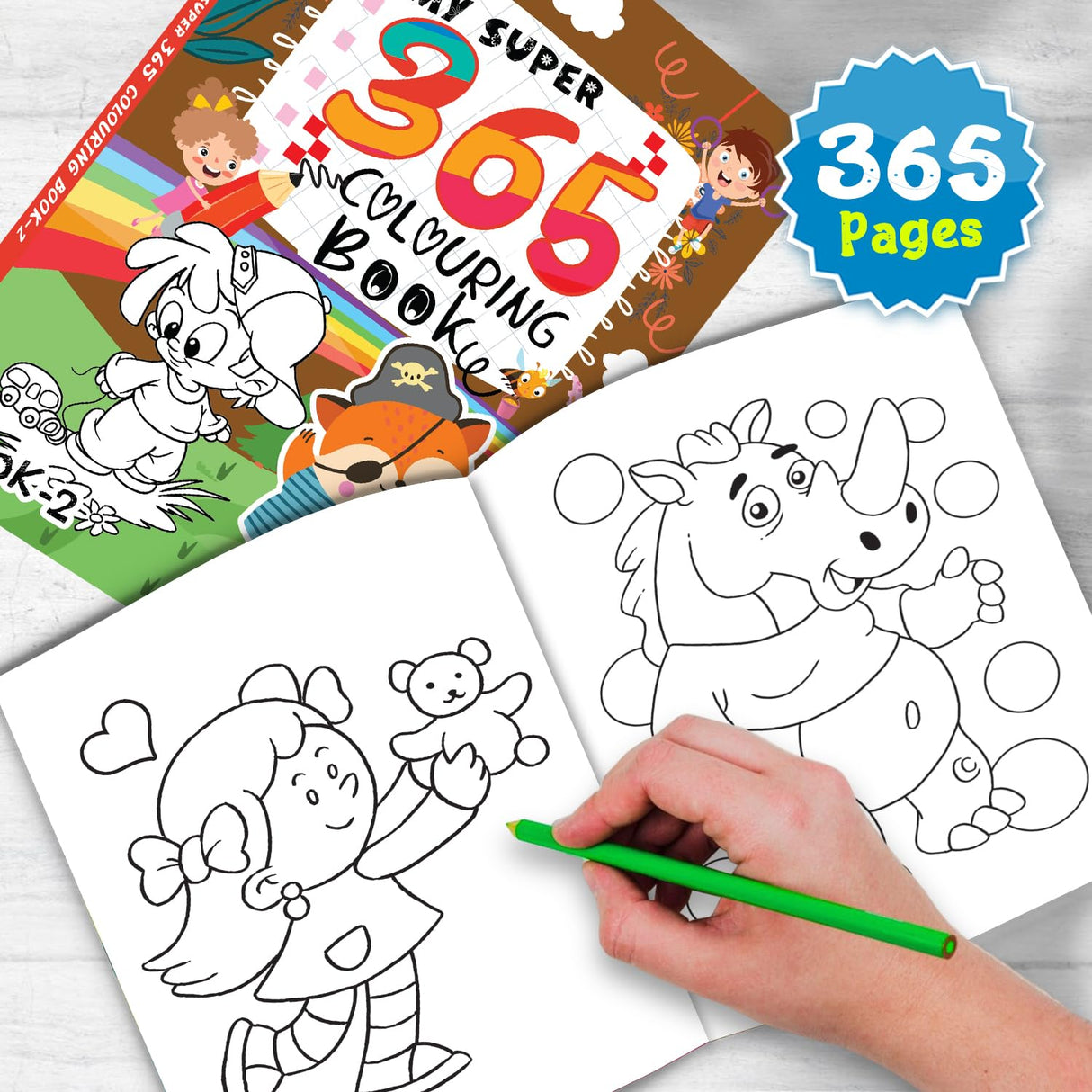Hello Friend Books My Super Colouring Book HCB-002 - Retail Maharaj