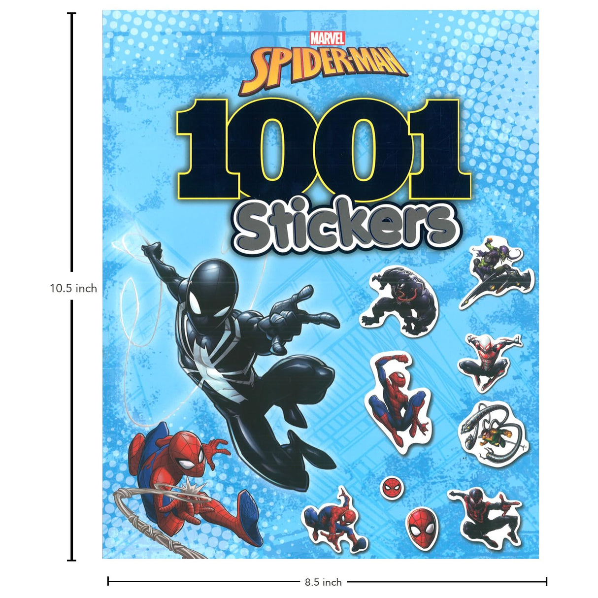 Marvel Spider-Man 1001 Stickers Book | Many Activities with Marvel Stickers for Kids - Retail Maharaj