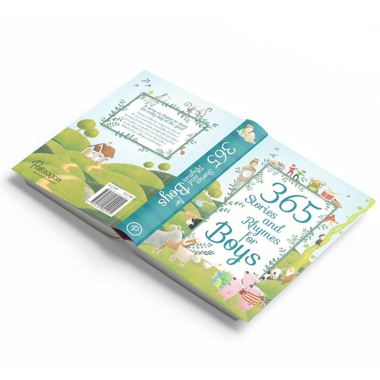 365 Stories & Rhymes for boys | Children's storyooks | Padded Storybooks | stories for children | Stories for boys - Retail Maharaj