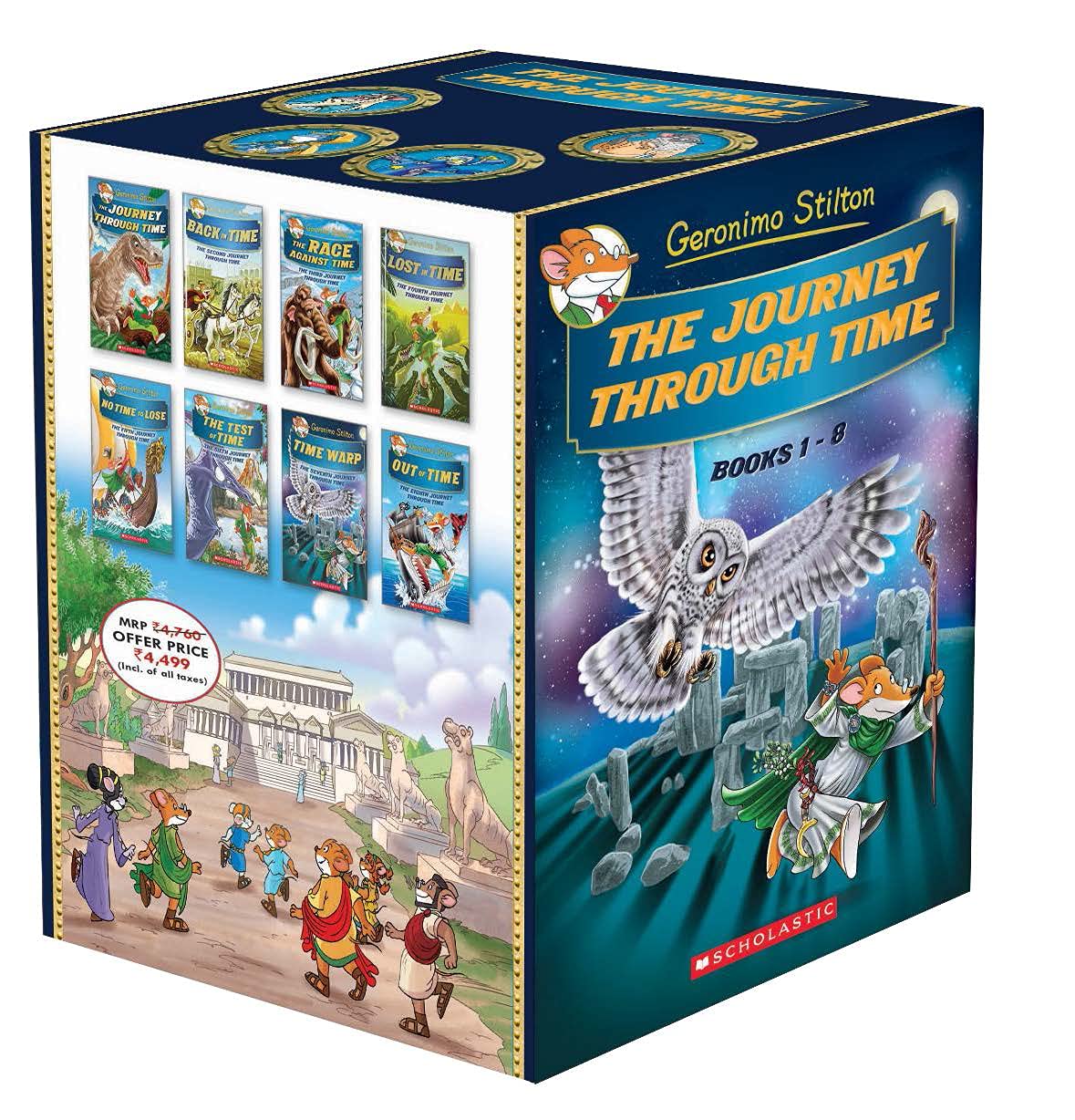 Geronimo Stilton - Journey Through Time Box-set (8 Books) - Retail Maharaj