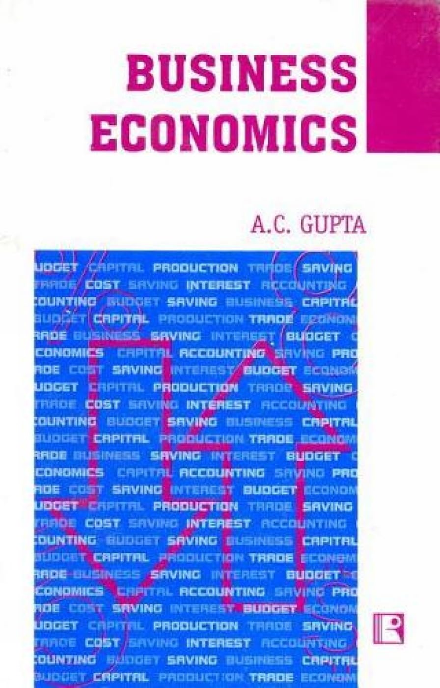 Business Economics - Retail Maharaj