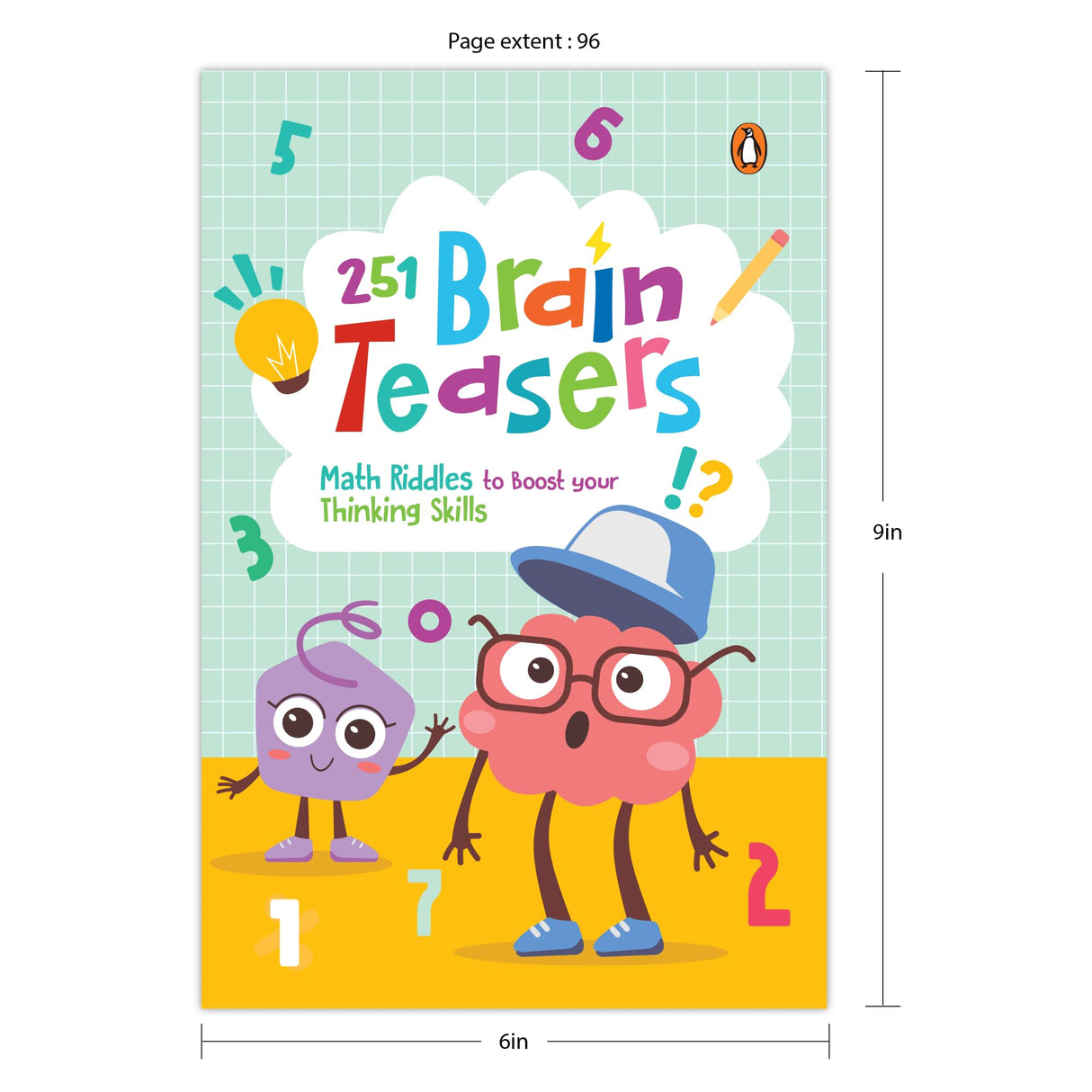 251 Brain Teasers: Ignite Young Minds with Fun Math Riddles, Picture Puzzles, and Logic Games | Boost Problem-Solving & Cognitive Thinking | Ages 6+ - Retail Maharaj